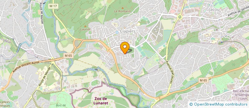 localisation de l'entreprise MONSIEUR FRANCK VITOU  CLAPIERS