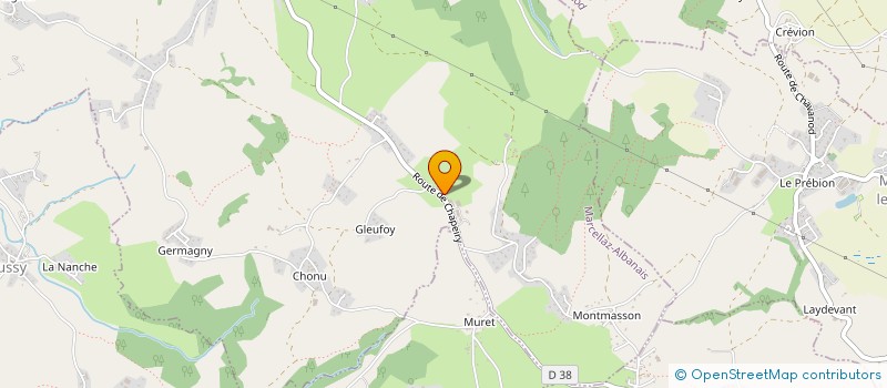 localisation de l'entreprise MONSIEUR FRANCK VITTOZ  MARCELLAZ-ALBANAIS