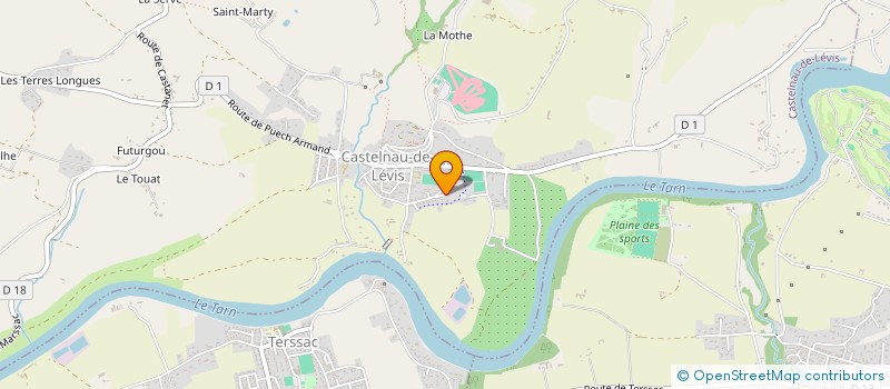 localisation de l'entreprise MONSIEUR FRANCK VIVIANI  CASTELNAU-DE-LEVIS