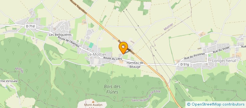 localisation de l'entreprise MONSIEUR FRANCK VIVIER  MOTTIER