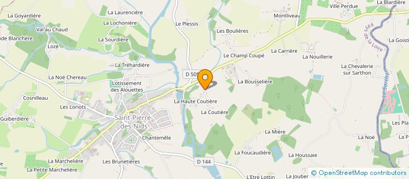 localisation de l'entreprise MONSIEUR FRANCK VONTHRON  SAINT-PIERRE-DES-NIDS