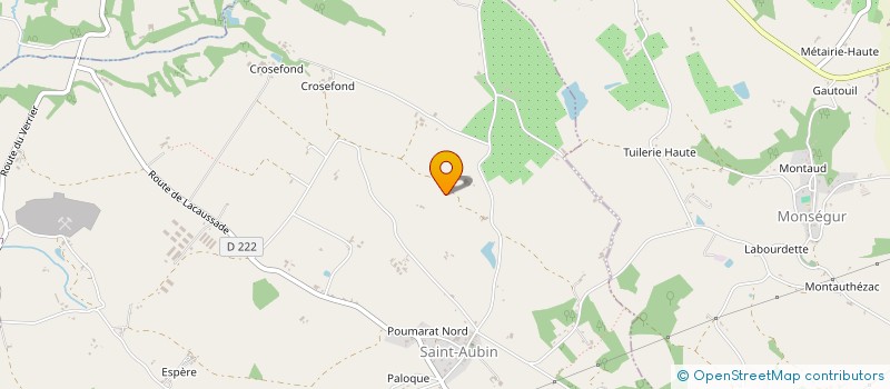 localisation de l'entreprise MONSIEUR FRANCK VOUTERS  SAINT-AUBIN