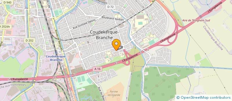 localisation de l'entreprise MONSIEUR FRANCK WABINSKI  COUDEKERQUE-BRANCHE