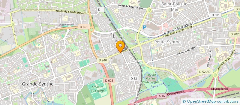 localisation de l'entreprise MONSIEUR FRANCK WADOUX à DUNKERQUE
