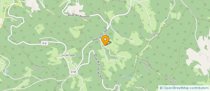 localisation de l'entreprise MONSIEUR FRANCK WARTEL  PEYZAC-LE-MOUSTIER