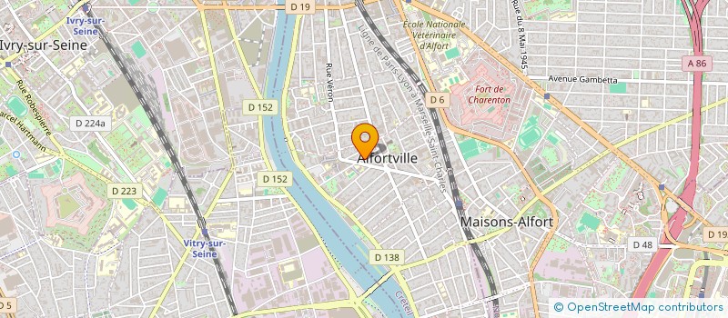 localisation de l'entreprise MONSIEUR FRANCK WASSON à ALFORTVILLE