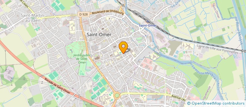 localisation de l'entreprise MONSIEUR FRANCK WAUQUIER  SAINT-OMER