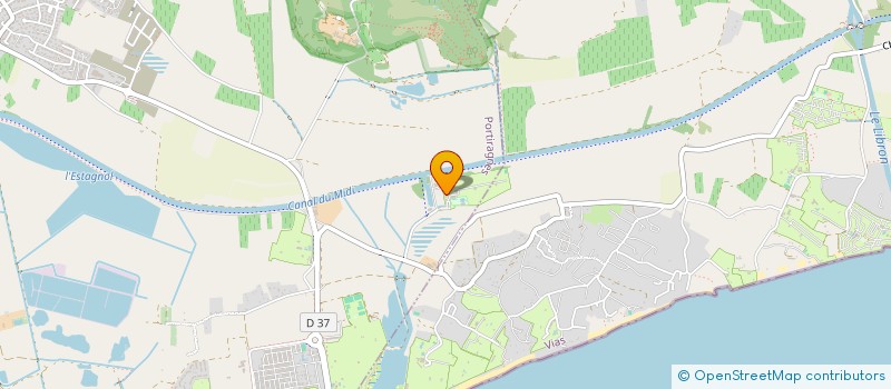 localisation de l'entreprise MONSIEUR FRANCK WEBER  PORTIRAGNES