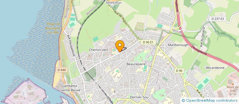 localisation de l'entreprise MONSIEUR FRANCK WEENS à BOULOGNE-SUR-MER