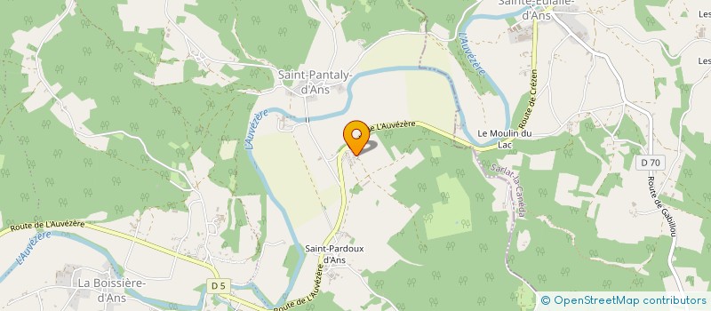 localisation de l'entreprise MONSIEUR FRANCK WINTERSTEIN  CUBJAC-AUVEZERE-VAL D'ANS