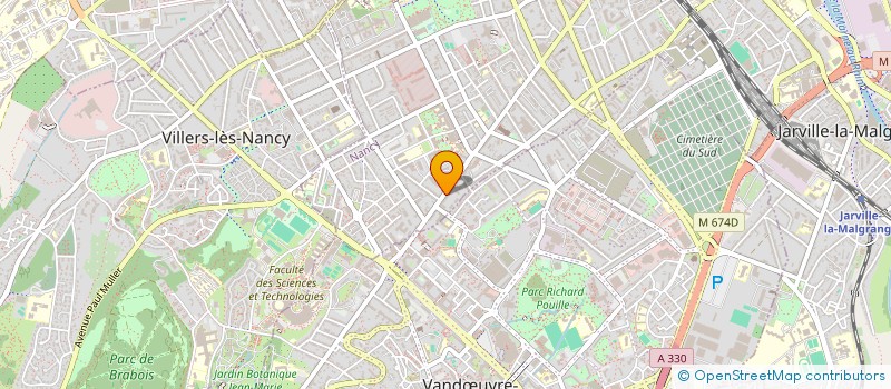 localisation de l'entreprise MONSIEUR FRANCK WOUTS à NANCY
