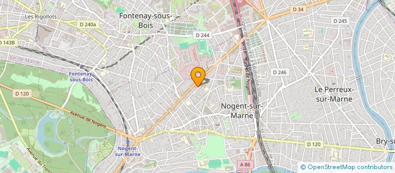 localisation de l'entreprise MONSIEUR FRANCK YAYA à NOGENT-SUR-MARNE