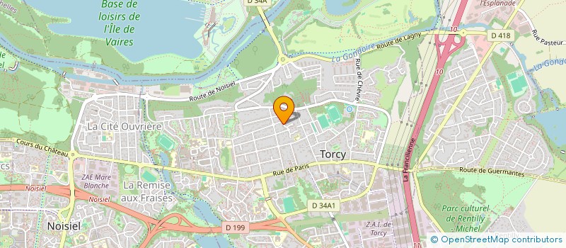 localisation de l'entreprise MONSIEUR FRANCK YOUNWOUO  TORCY