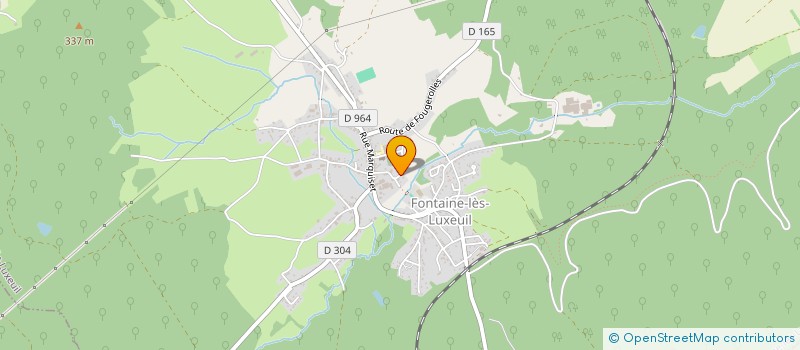 localisation de l'entreprise MONSIEUR FRANCK-YVES BENOIT  FONTAINE-LES-LUXEUIL