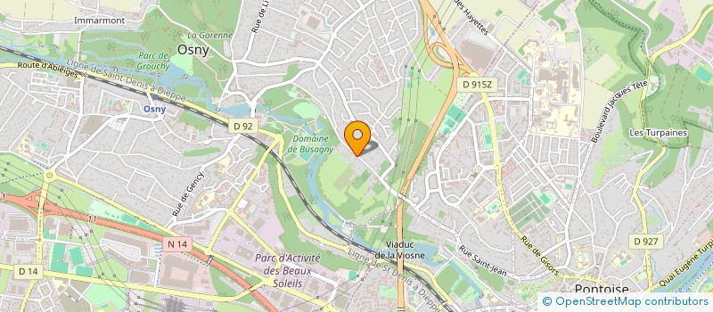 localisation de l'entreprise MONSIEUR FRANCK YVETOT  OSNY