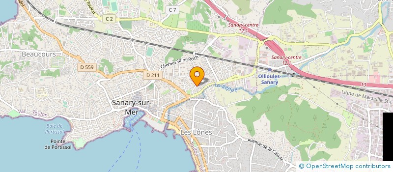 localisation de l'entreprise MONSIEUR FRANCK ZAJONZ à SANARY-SUR-MER