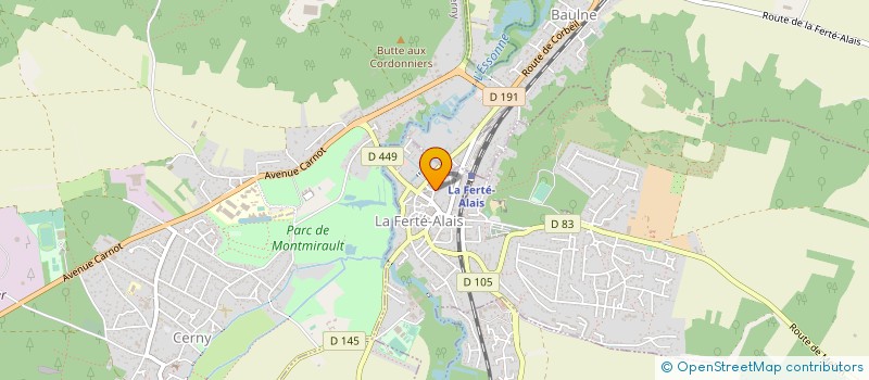 localisation de l'entreprise MONSIEUR FRANCK ZANABONI à LA FERTE-ALAIS