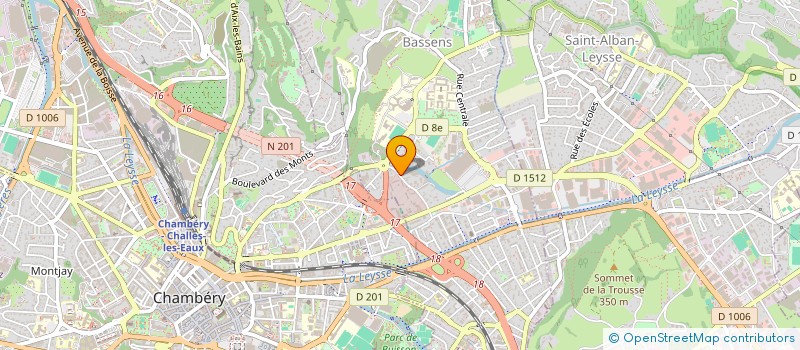 localisation de l'entreprise MONSIEUR FRANCK ZANETTI  BASSENS