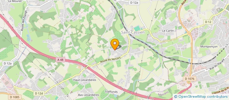 localisation de l'entreprise MONSIEUR FRANCK ZANOLETTI  SAINT-CASSIEN