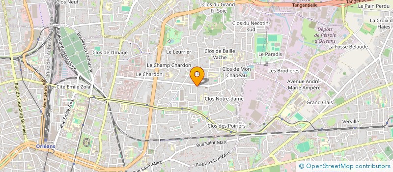 localisation de l'entreprise MONSIEUR FRANCK ZHANG  ORLEANS