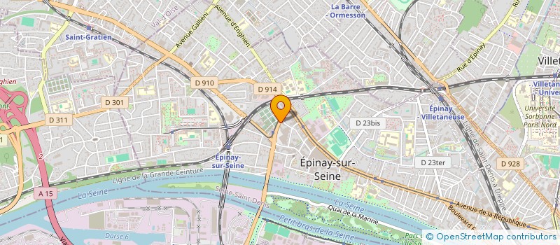 localisation de l'entreprise MONSIEUR FRANCK ZONTONE à EPINAY-SUR-SEINE
