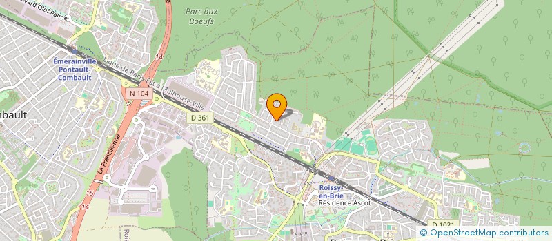 localisation de l'entreprise MONSIEUR FRANCKEL BENOIT  ROISSY EN BRIE