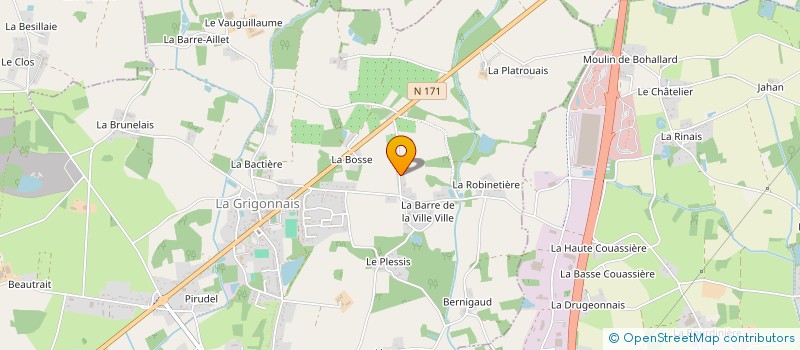 localisation de l'entreprise MONSIEUR FRANCKI DAVY  LA GRIGONNAIS