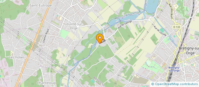 localisation de l'entreprise MONSIEUR FRANCKIE BAUER  BRETIGNY-SUR-ORGE