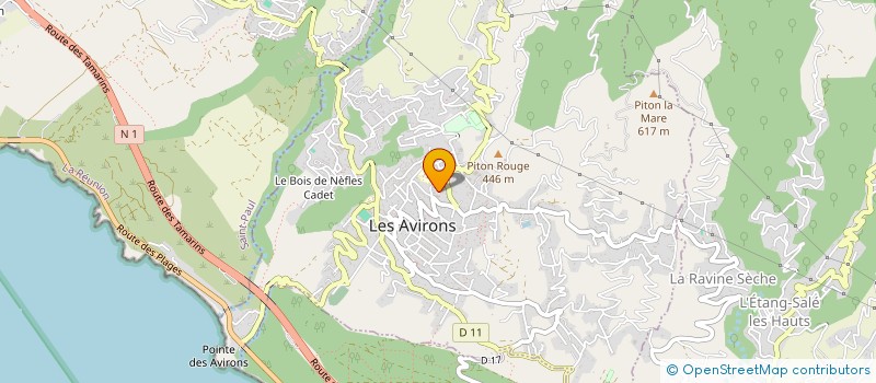 localisation de l'entreprise MONSIEUR FRANCKIE DI BETTA  LES AVIRONS