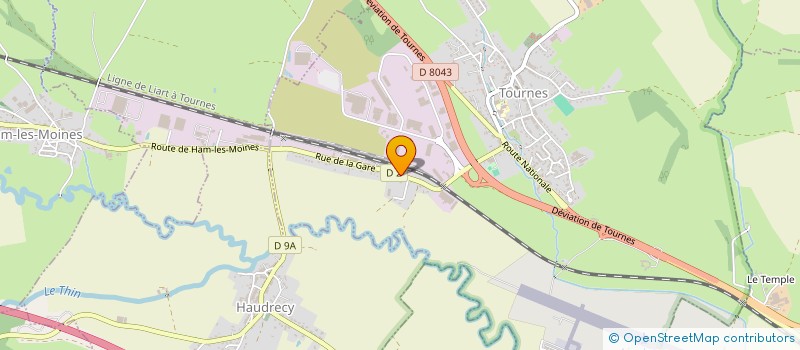 localisation de l'entreprise MONSIEUR FRANCKIE FRANCOIS  TOURNES