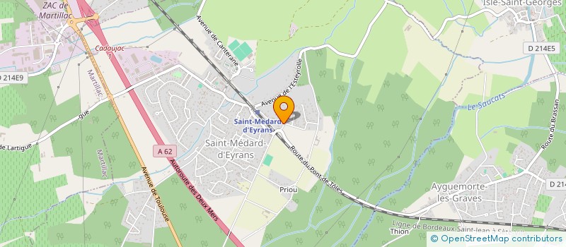 localisation de l'entreprise MONSIEUR FRANCKIEM NGUYEN VAN  SAINT-MEDARD-D'EYRANS