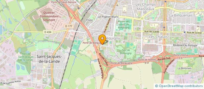 localisation de l'entreprise MONSIEUR FRANCKY CASEACSCH  RENNES