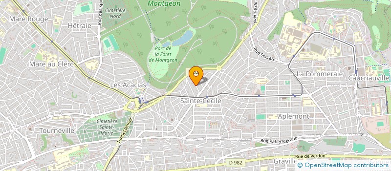 localisation de l'entreprise MONSIEUR FRANCKY CORNELIE  LE HAVRE