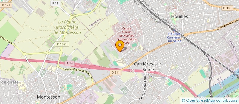 localisation de l'entreprise MONSIEUR FRANCKY DANION  CARRIERES-SUR-SEINE