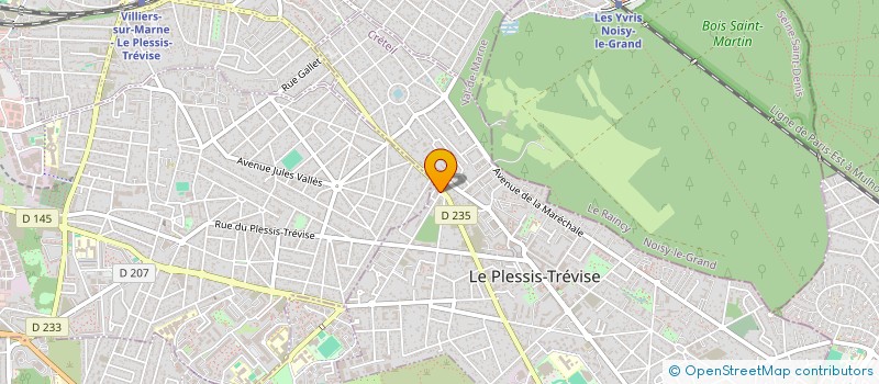 localisation de l'entreprise MONSIEUR FRANCKY GENTEUIL  LE PLESSIS-TREVISE