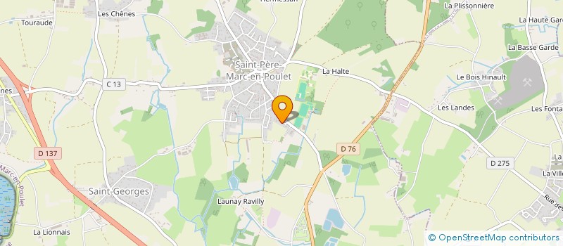 localisation de l'entreprise MONSIEUR FRANCKY LE NOAN  SAINT-PERE-MARC-EN-POULET