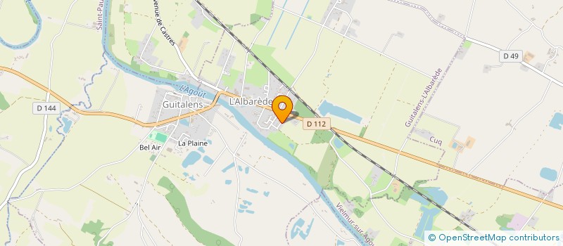 localisation de l'entreprise MONSIEUR FRANCKY LE PELTIER  GUITALENS-L'ALBAREDE