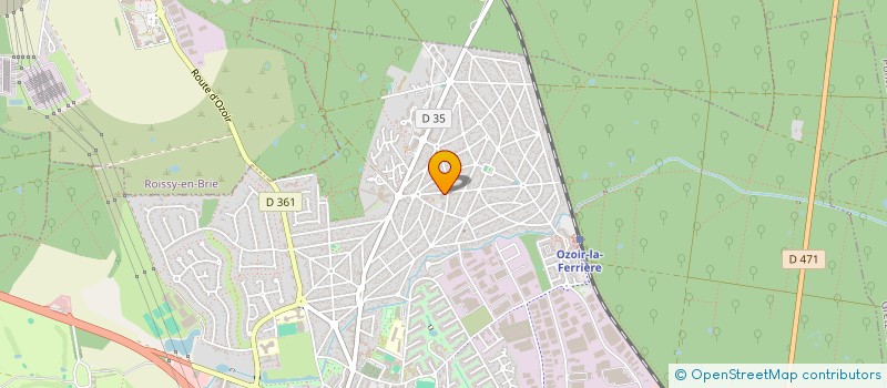 localisation de l'entreprise MONSIEUR FRANCKY MARONNE  OZOIR-LA-FERRIERE