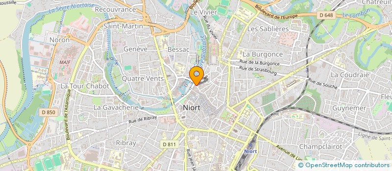 localisation de l'entreprise MONSIEUR FRANCKY MINNE à NIORT