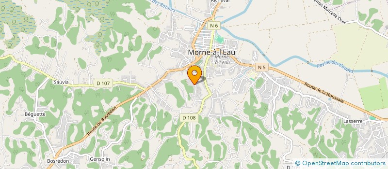 localisation de l'entreprise MONSIEUR FRANCKY MONESTIER à MORNE A L EAU