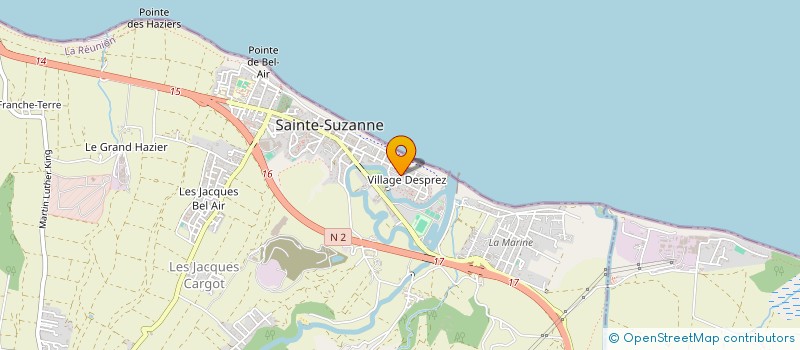 localisation de l'entreprise MONSIEUR FRANCKY NEBOT  SAINTE-SUZANNE