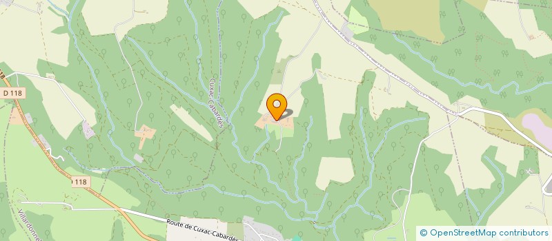 localisation de l'entreprise MONSIEUR FRANCKY PACALET  CUXAC-CABARDES