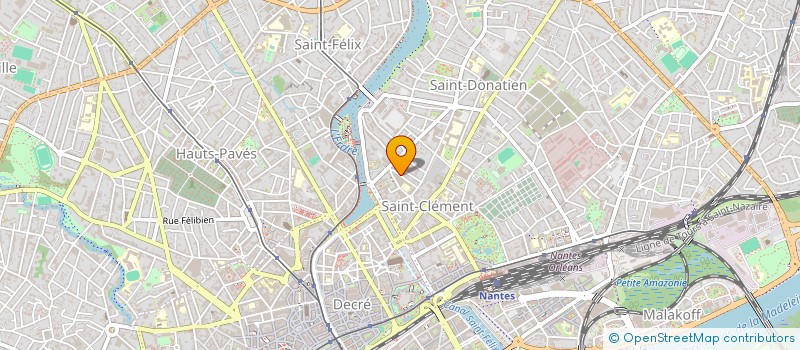 localisation de l'entreprise MONSIEUR FRANCKY PETITEAU à NANTES