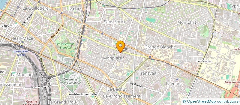 localisation de l'entreprise MONSIEUR FRANCKY PIERRE  LYON