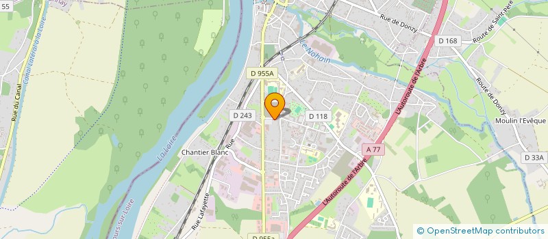 localisation de l'entreprise MONSIEUR FRANCKY RODE à COSNE-COURS-SUR-LOIRE