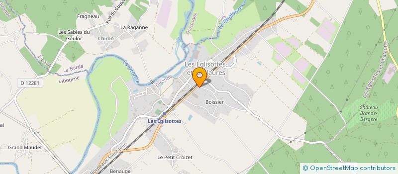 localisation de l'entreprise MONSIEUR FRANCKY SAUZER à LES EGLISOTTES ET CHALAURES