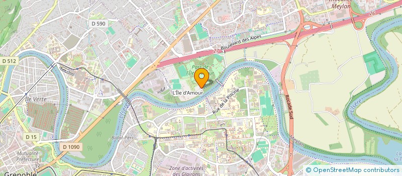 localisation de l'entreprise MONSIEUR FRANCKY VIOLET  MEYLAN