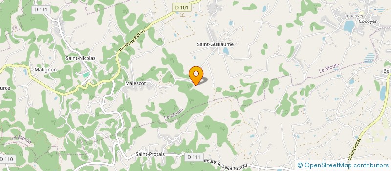 localisation de l'entreprise MONSIEUR FRANCKY VIROLAN à LE MOULE