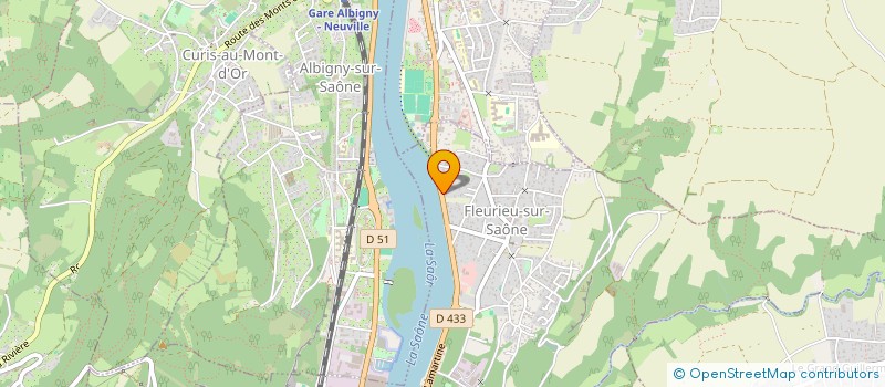 localisation de l'entreprise MONSIEUR FRANCLIM DE OLIVEIRA CARVALHO  FLEURIEU-SUR-SAONE