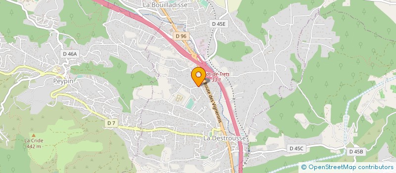 localisation de l'entreprise MONSIEUR FRANCO AQUILINO  LA DESTROUSSE